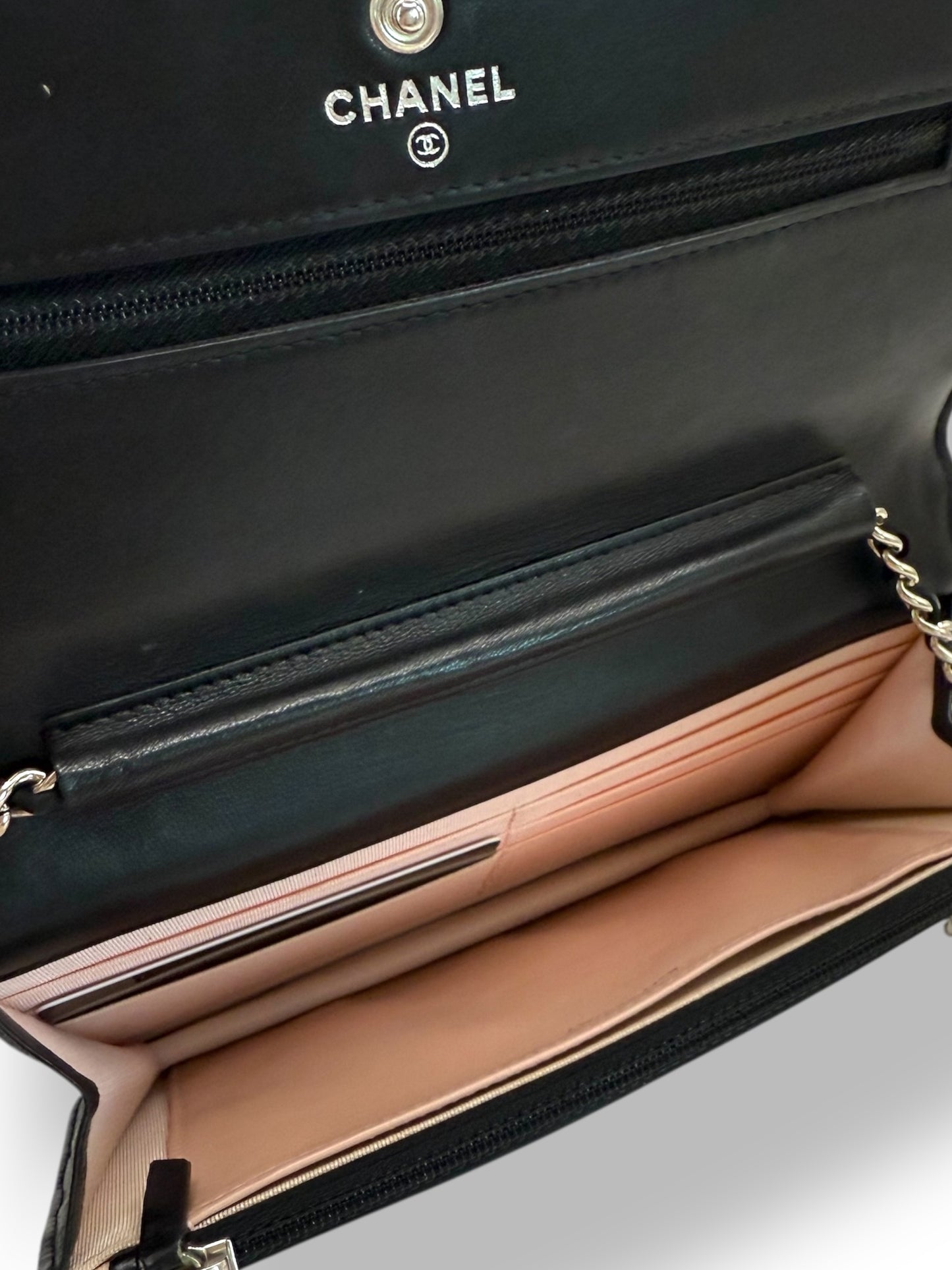 Chanel Lambskin Wallet On Chain