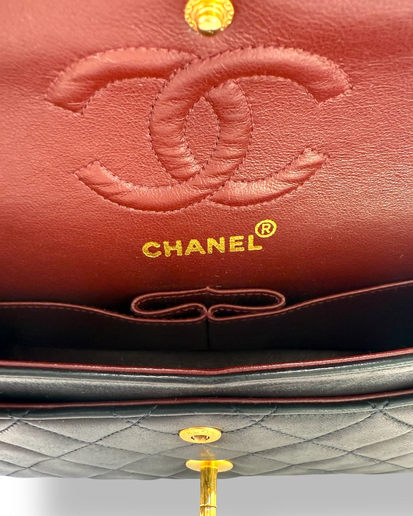 Chanel Lambskin Matelasse Double Flap