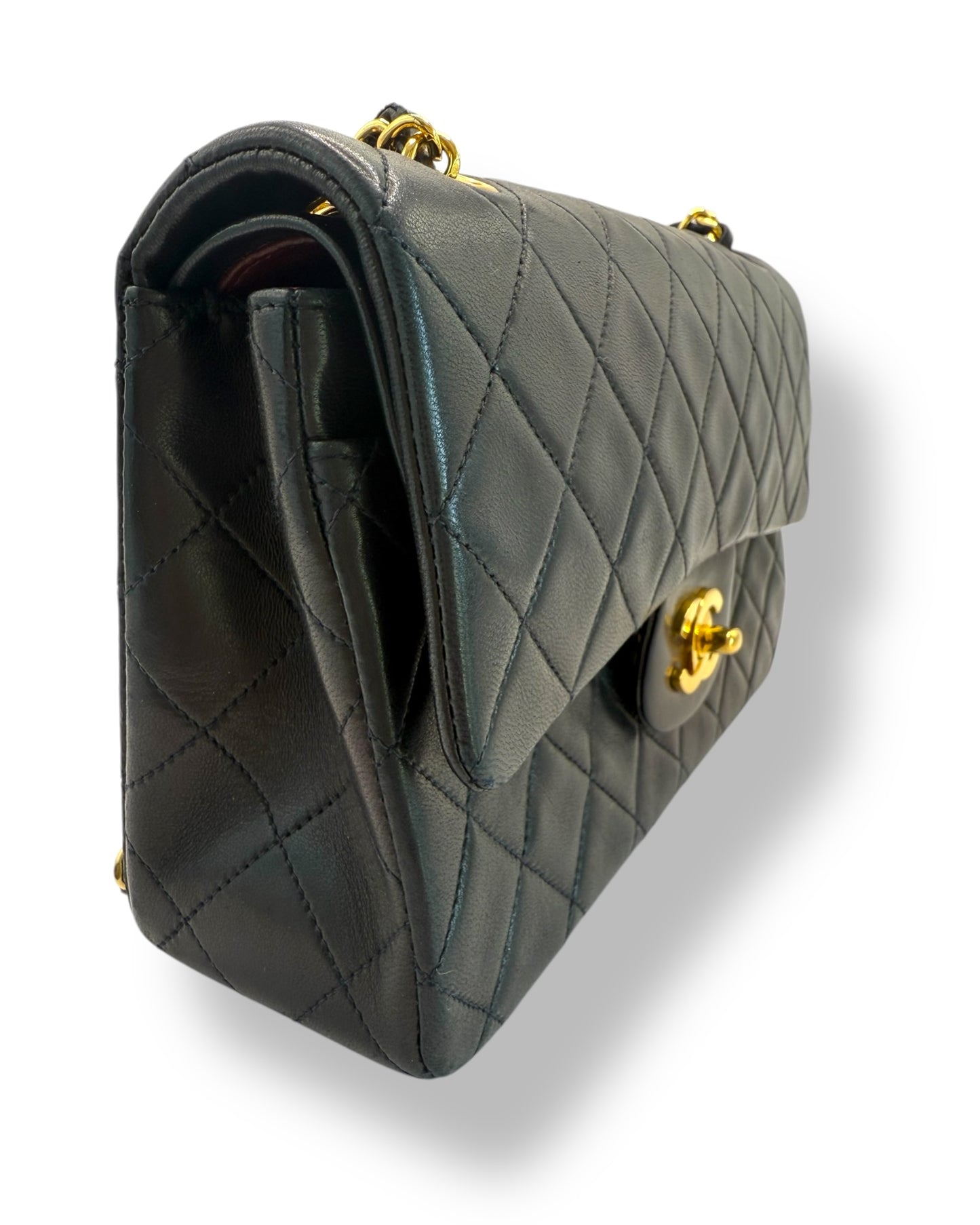 Chanel Lambskin Matelasse Double Flap